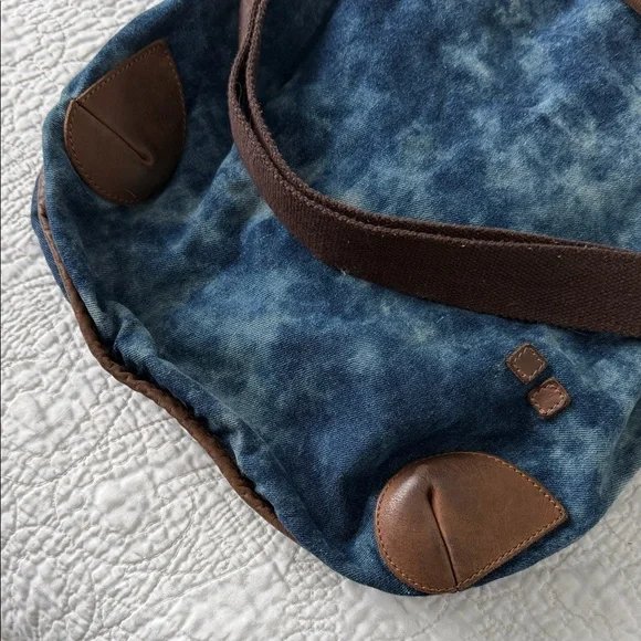 Bed Stu Blue and Brown Shoulder Bag - Picture 6 of 6